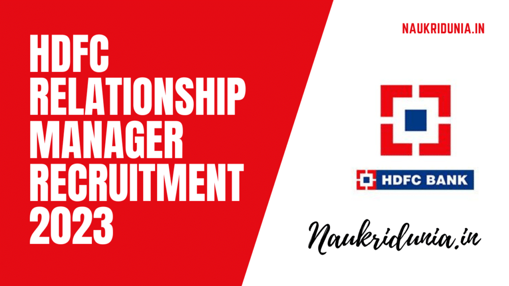 Hdfc Bank Careers Relationship Manager